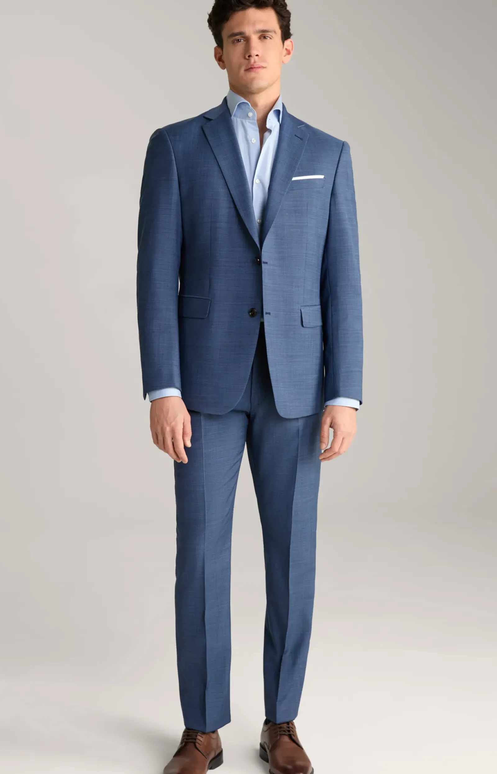 JOOP! Hosen & Chinos|Bekleidung>Baukasten-Anzughose Brad in Blau strukturiert