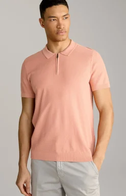 JOOP! Poloshirts|Bekleidung>Baumwoll-Poloshirt Vancro in Apricot