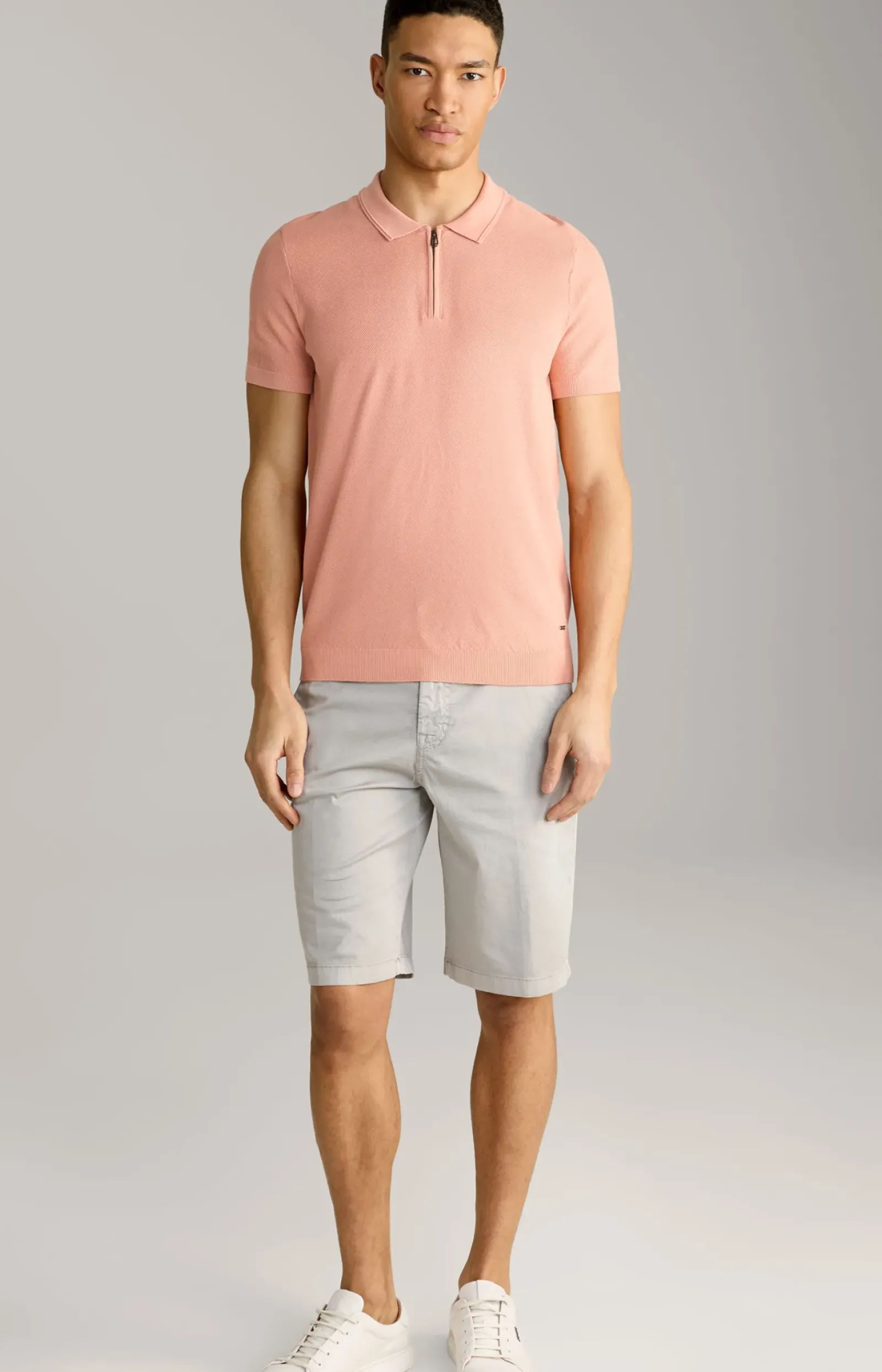 JOOP! Poloshirts|Bekleidung>Baumwoll-Poloshirt Vancro in Apricot