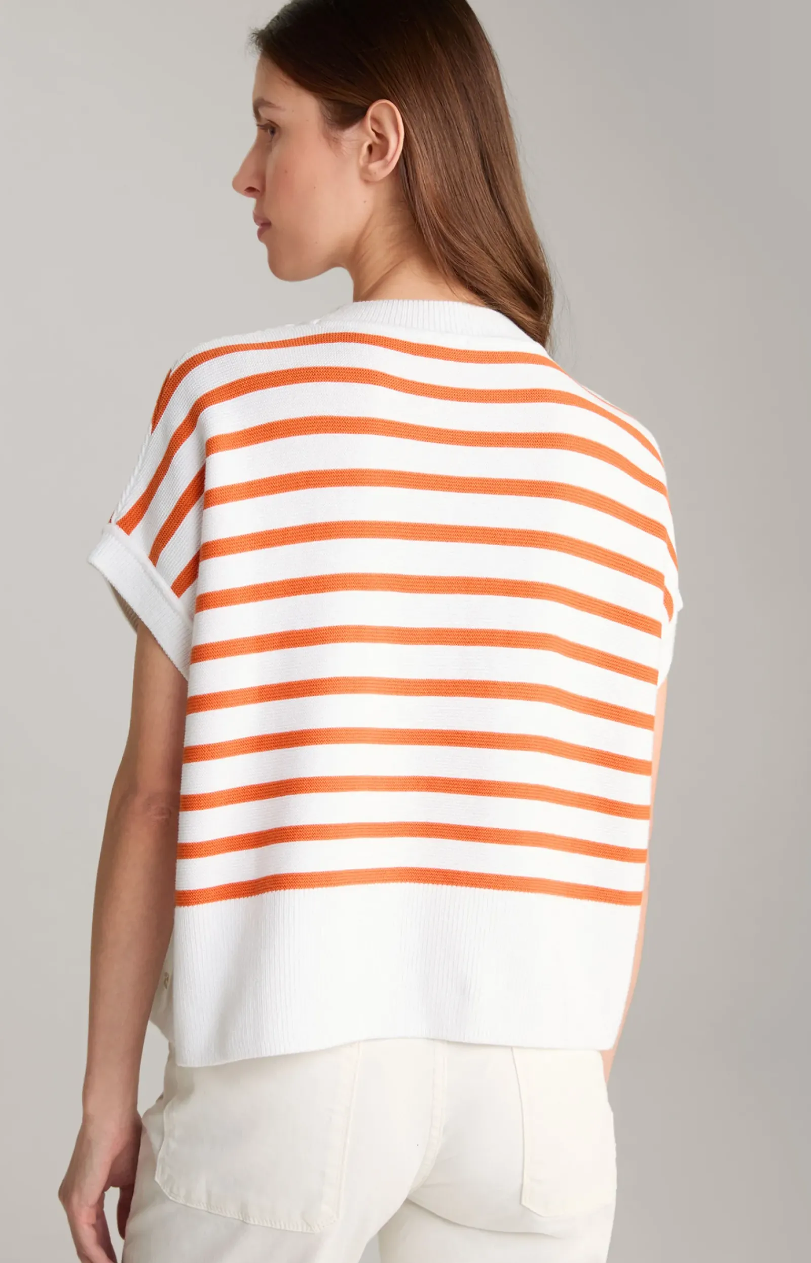 JOOP! Strick|Bekleidung>Baumwoll-Strickpullover in gestreift