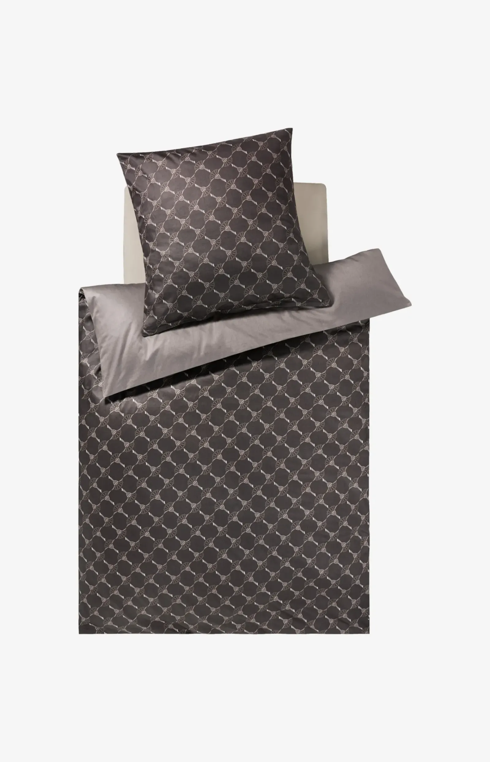 JOOP! Bettwäsche>Bettwäsche Cornflower Double in Shiny Black,