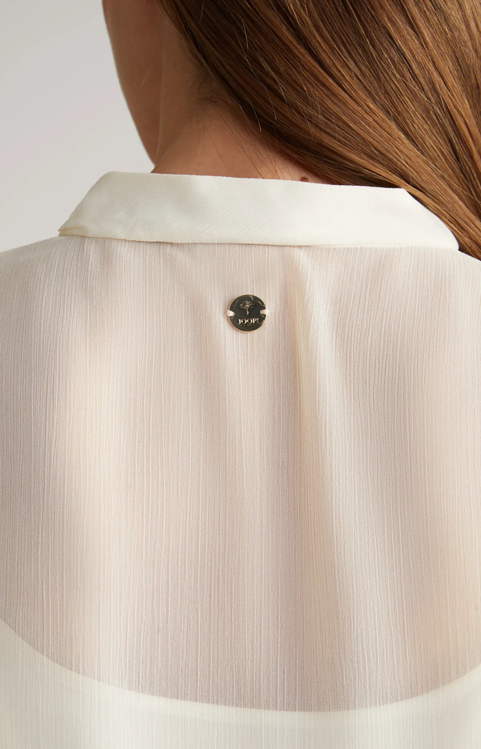 JOOP! Blusen|Bekleidung>Chiffon-Bluse in Creme