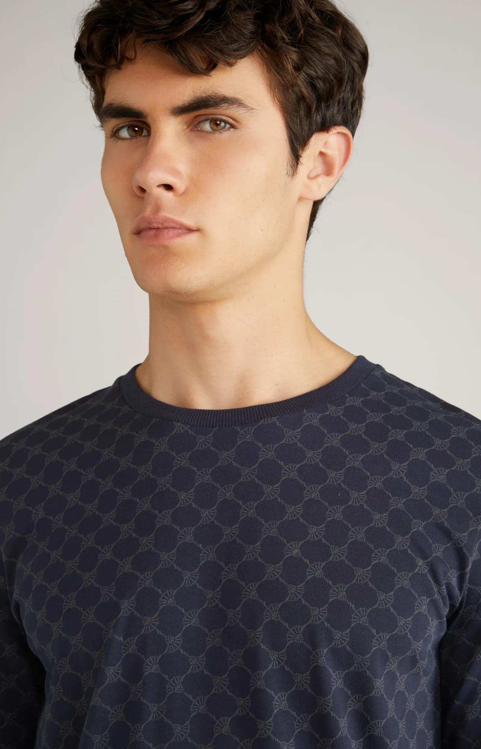 JOOP! Unterwäsche&Loungewear>Cornflower Loungewear Longsleeve in gemustert