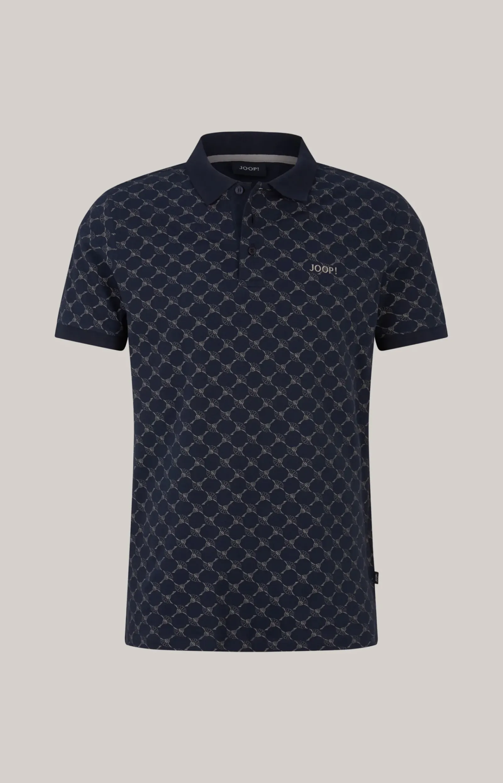 JOOP! Poloshirts|Bekleidung>Cornflower Poloshirt Paigam in Navy gemustert
