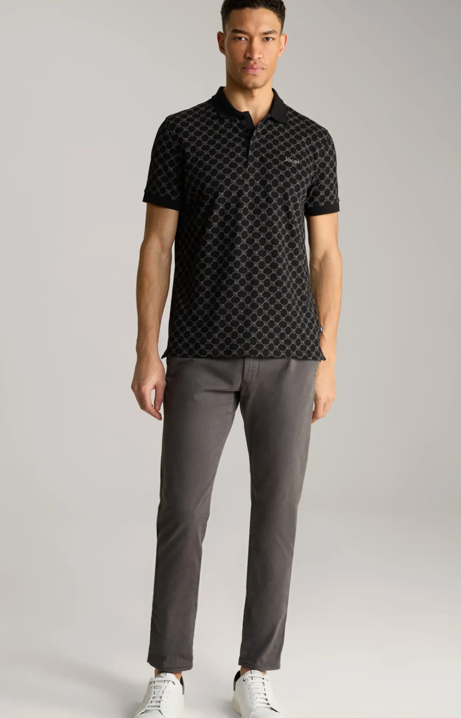 JOOP! Poloshirts|Bekleidung>Cornflower Poloshirt Paigam in gemustert