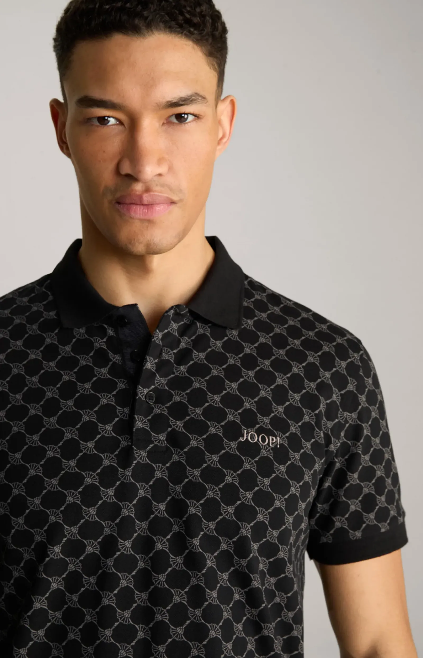 JOOP! Poloshirts|Bekleidung>Cornflower Poloshirt Paigam in gemustert