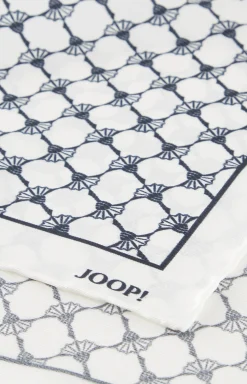 JOOP! Krawatten & Fliegen>Cornflower Seiden-Einstecktuch in Offwhite/Dunkelblau