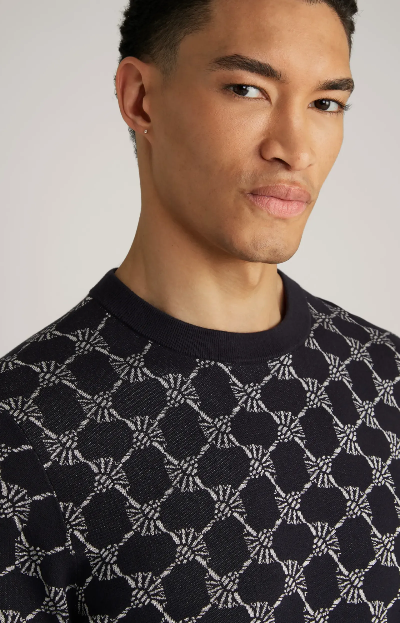 JOOP! Strick|Bekleidung>Cornflower-Pullover Ravon in gemustert
