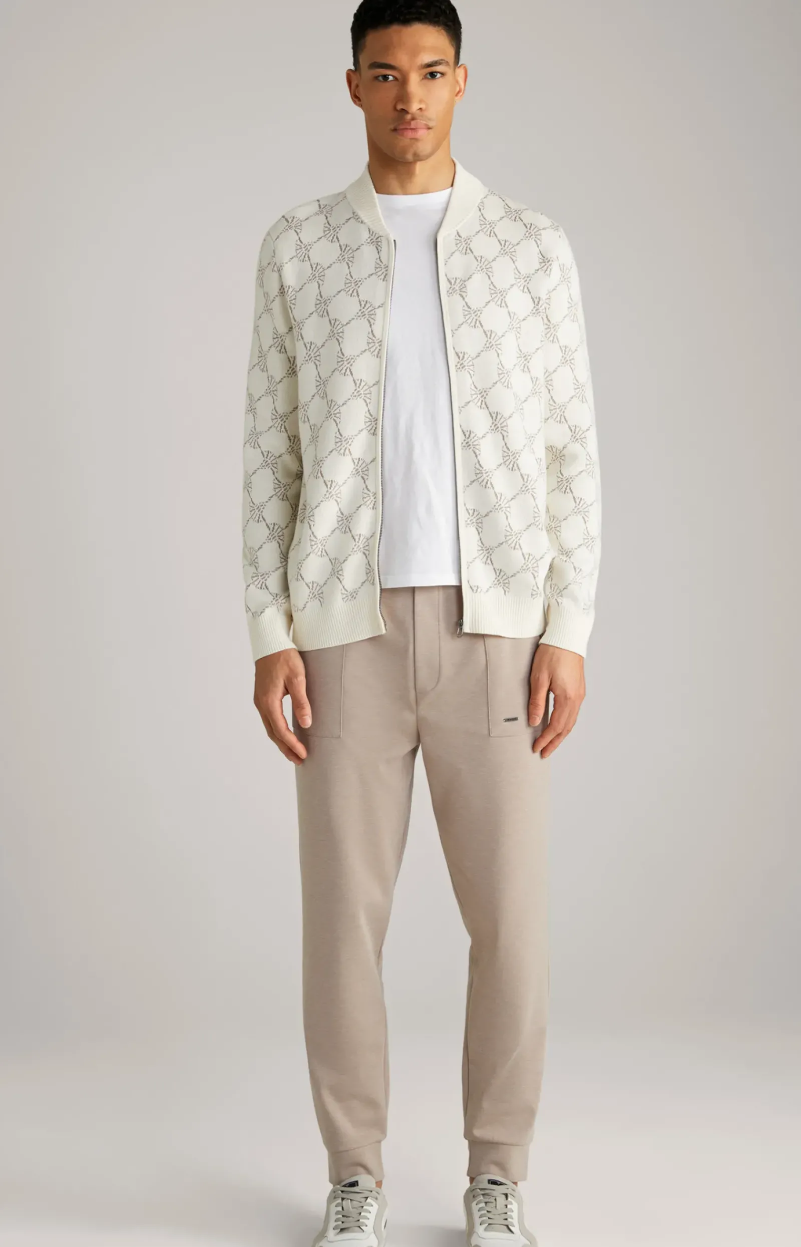 JOOP! Strick|Bekleidung>Cornflower-Strickjacke Raveno in gemustert