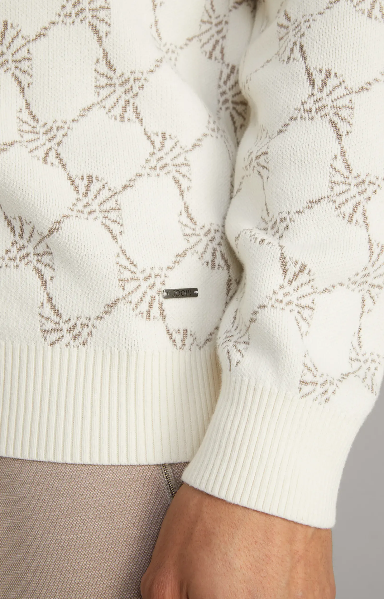 JOOP! Strick|Bekleidung>Cornflower-Strickjacke Raveno in gemustert