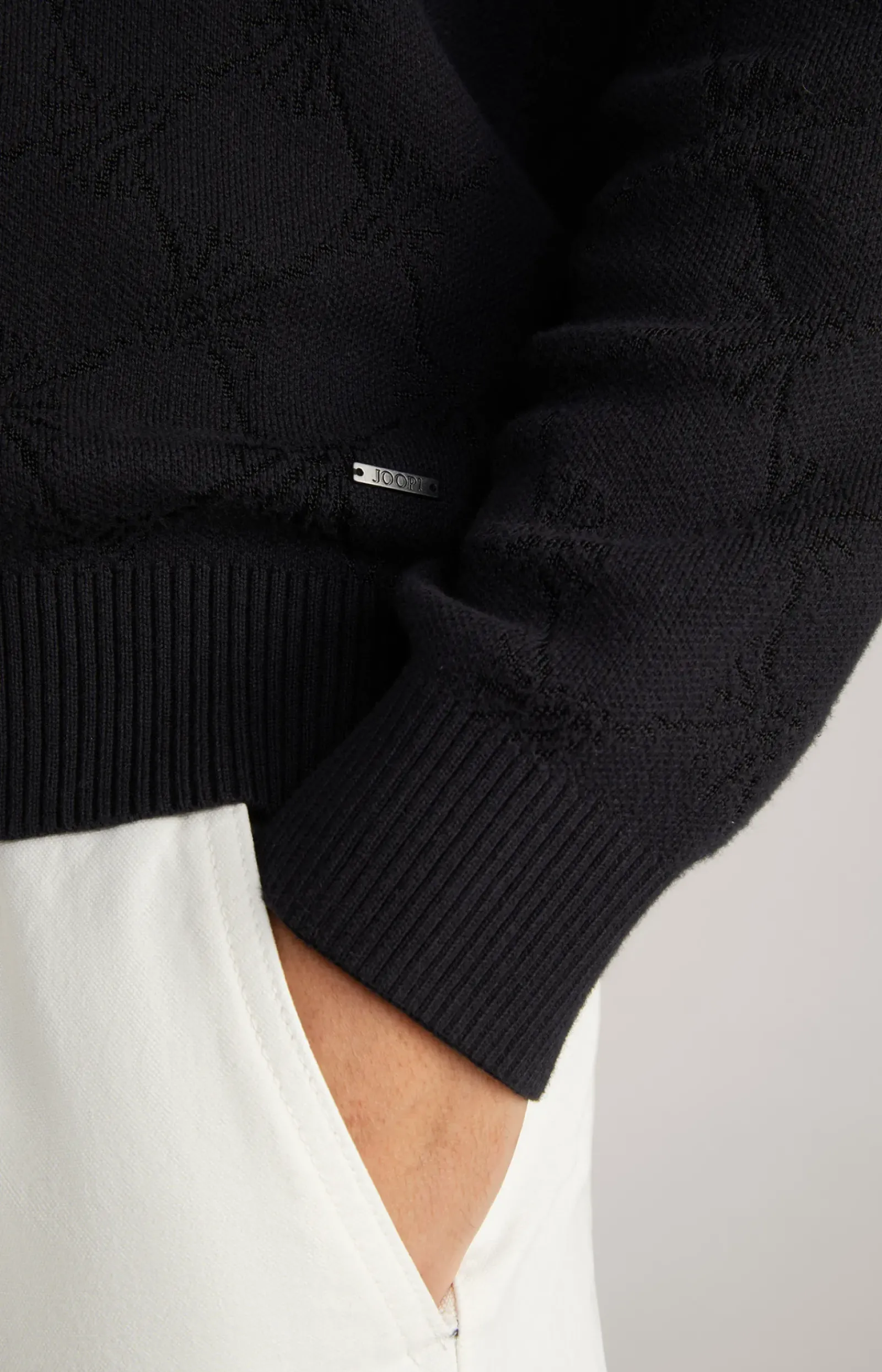 JOOP! Strick|Bekleidung>Cornflower-Strickjacke Raveno in gemustert