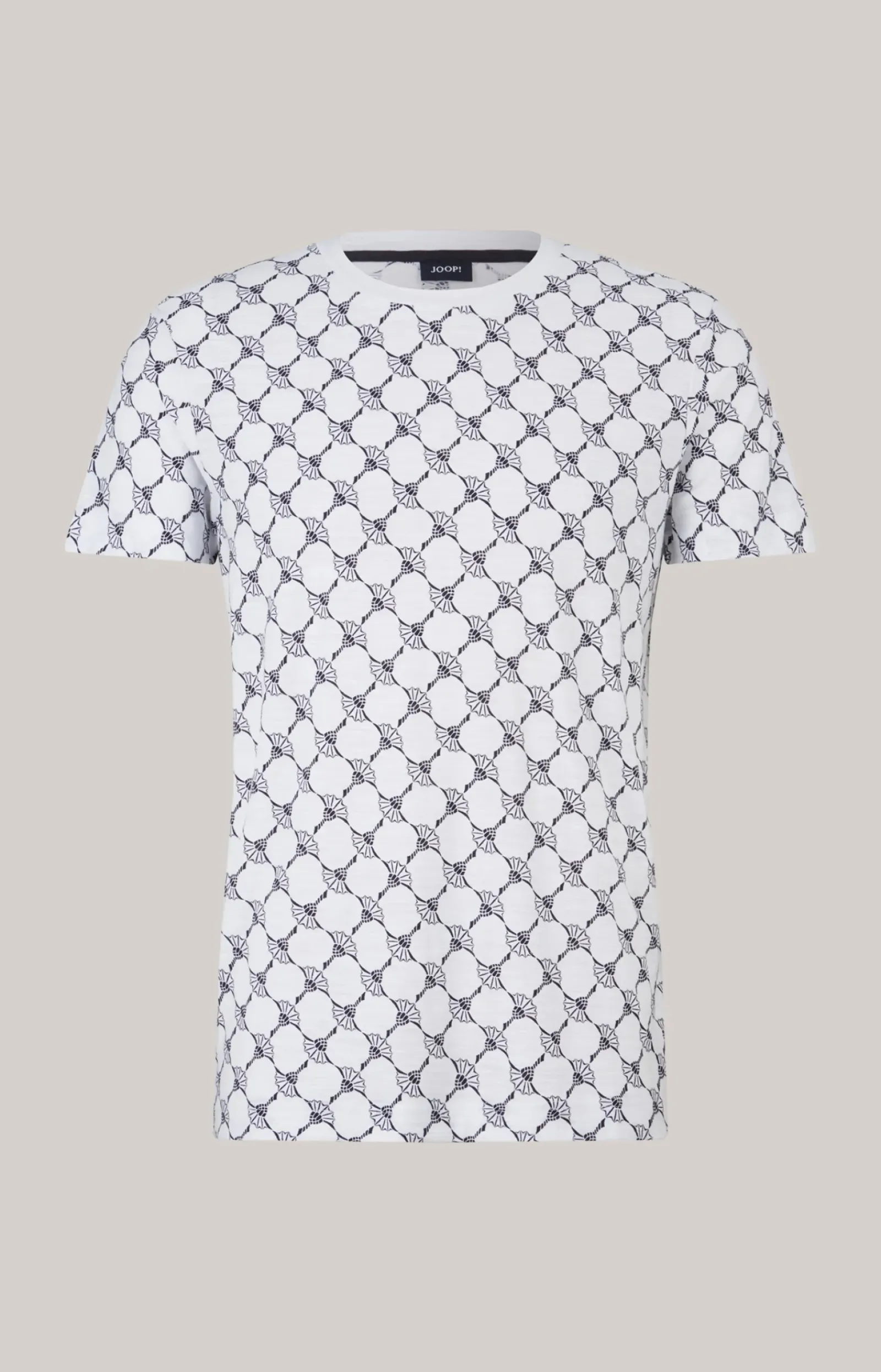 JOOP! T-Shirts&Sweats|Bekleidung>Cornflower-T-Shirt Tyron in Weiß gemustert