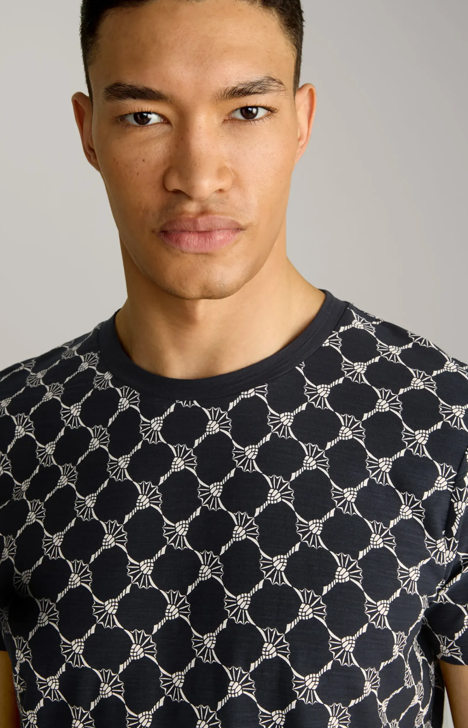 JOOP! T-Shirts&Sweats|Bekleidung>Cornflower-T-Shirt Tyron in gemustert