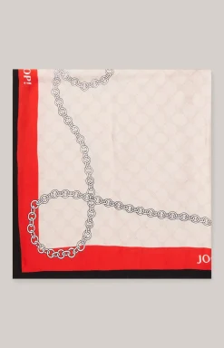JOOP! Schals & Caps>Cornflower-Tuch in /Ecru gemustert