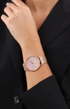 JOOP! Uhren|Schmuck>Damen-Armbanduhr in Roségold