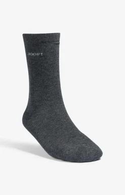 JOOP! Socken>2er-Pack Finest Organic Cotton Socken in Dunkelgrau