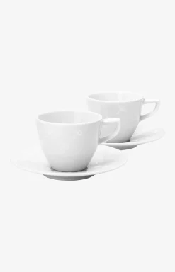 JOOP! Geschirr>Espressotasse Faded Cornflower - 2er Set in