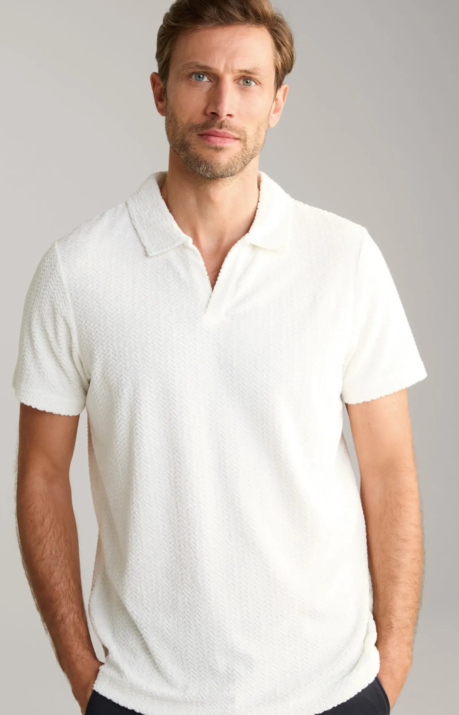 JOOP! T-Shirts&Sweats|Bekleidung>Frottee-Polohemd Piero in strukturiert