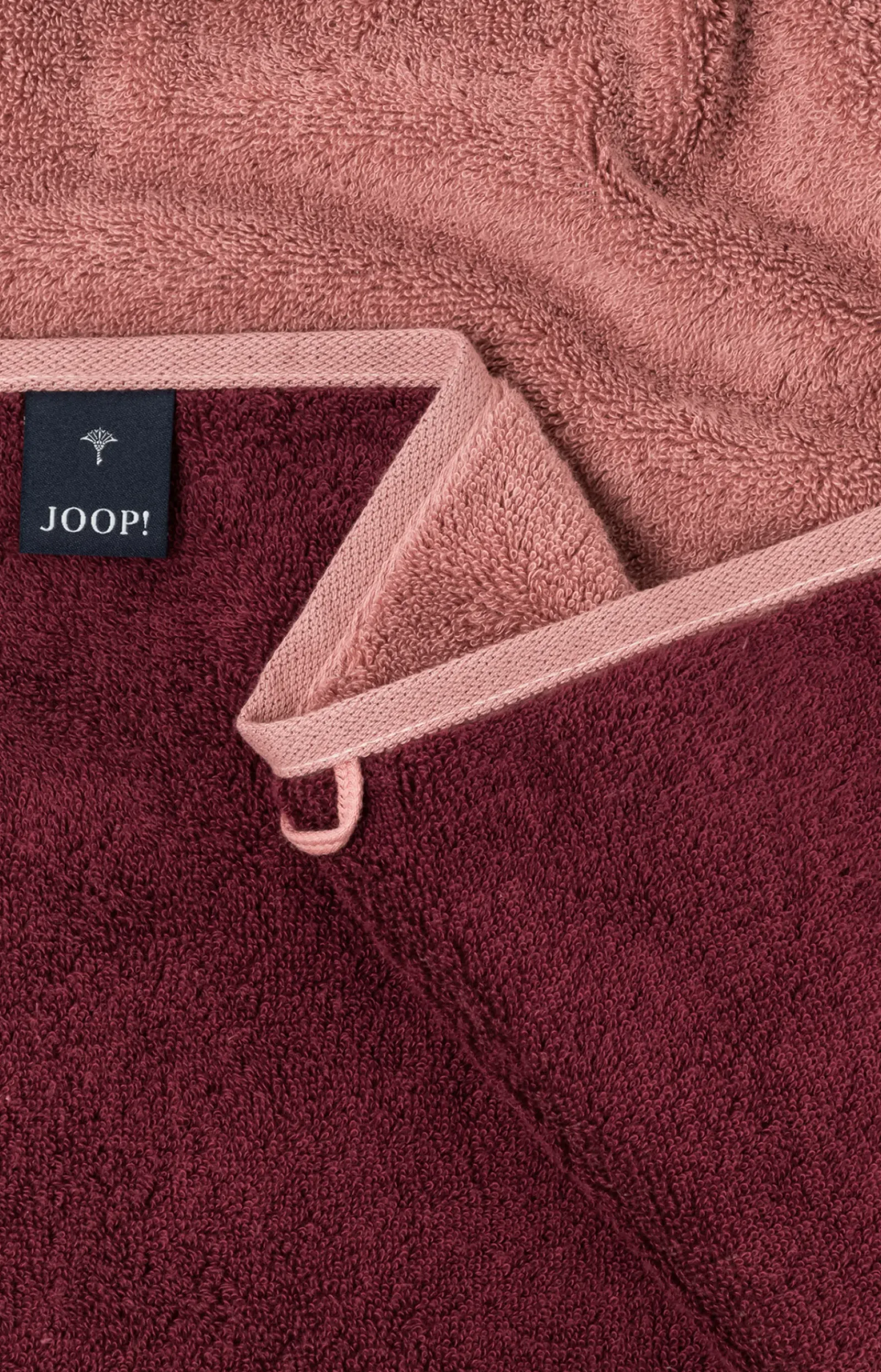 JOOP! Handtuch>Ftierserie CLASSIC DOUBLEFACE in Rouge