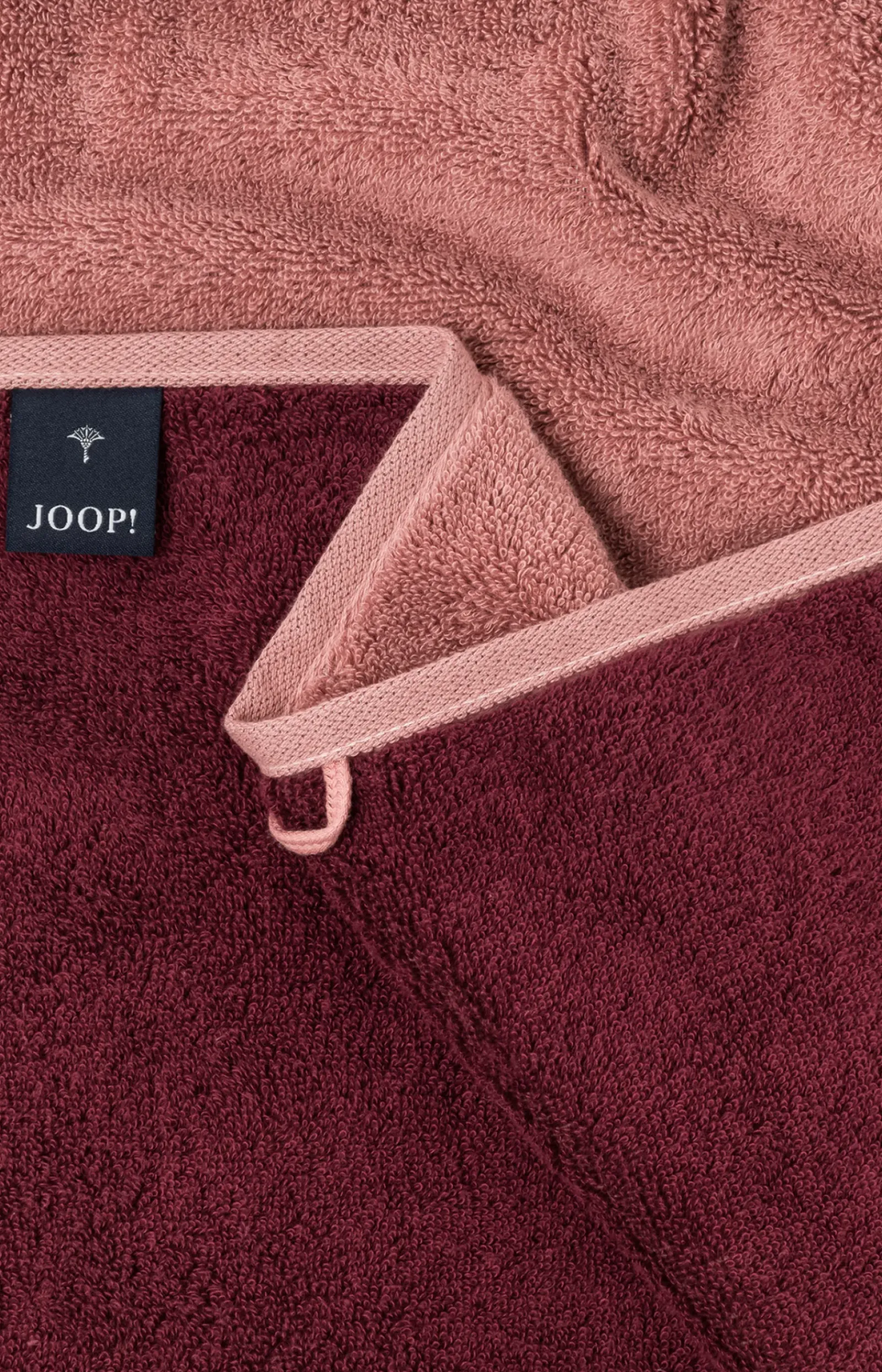 JOOP! Duschtuch>Ftierserie CLASSIC DOUBLEFACE in Rouge