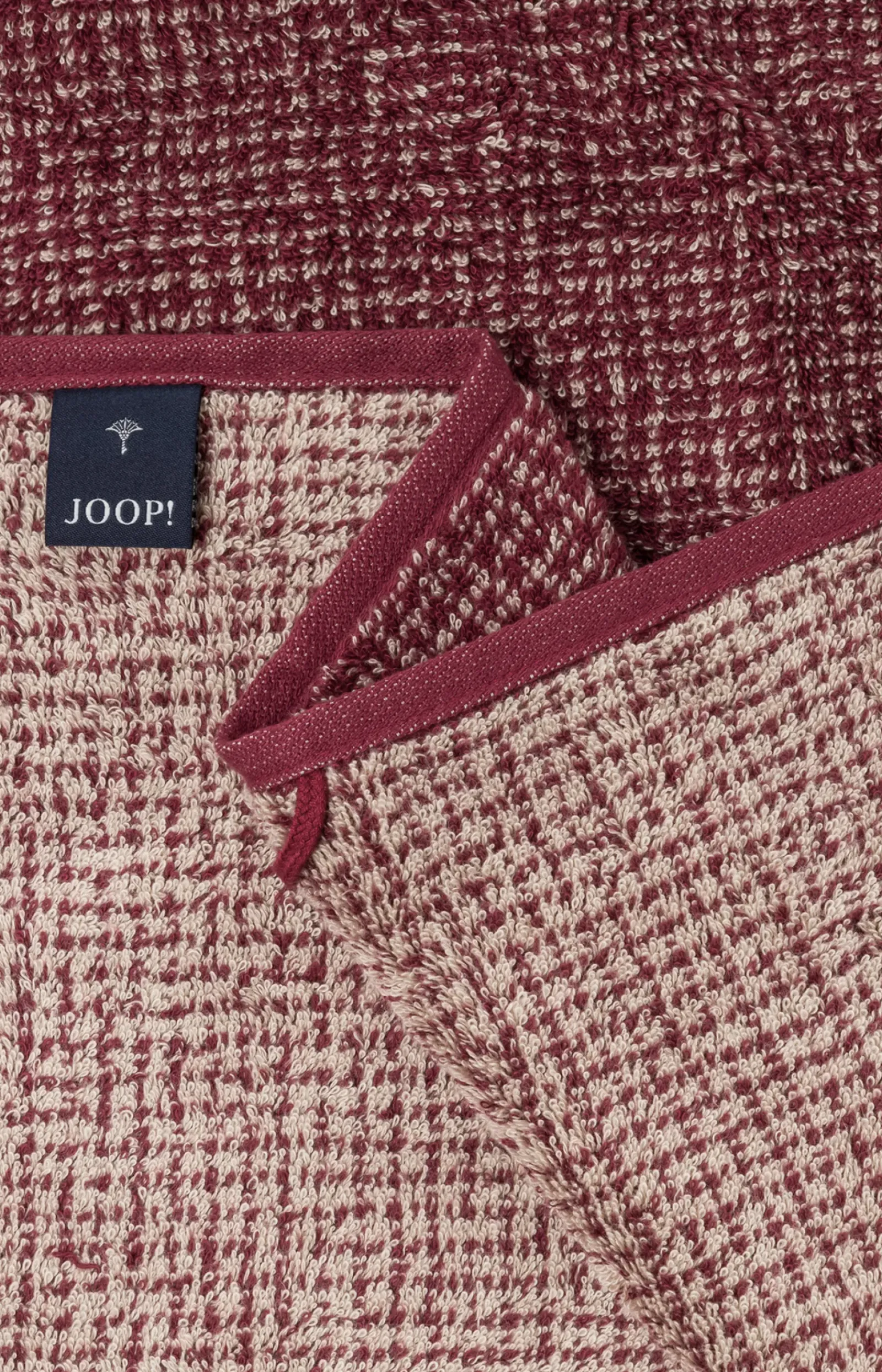 JOOP! Handtuch>Ftierserie SELECT ALLOVER in Rouge