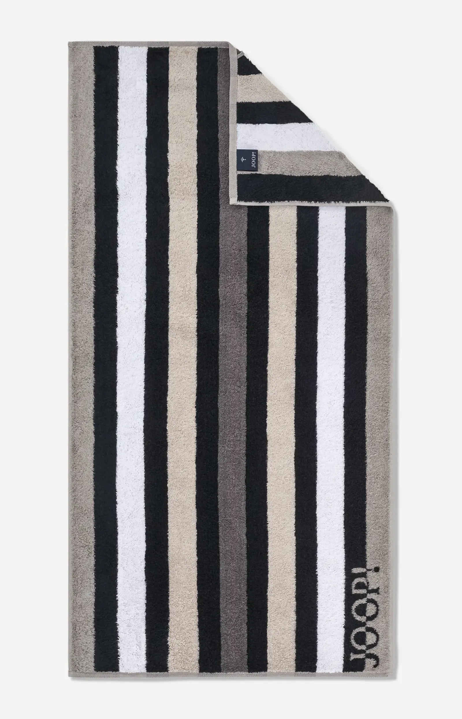 JOOP! Handtuch>Frottierserie TONE STRIPES in Platin gestreift