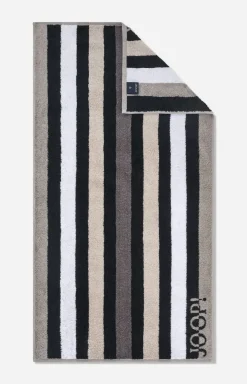 JOOP! Duschtuch>Frottierserie TONE STRIPES in Platin gestreift