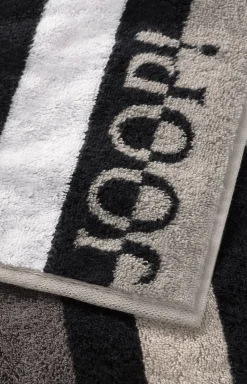 JOOP! Duschtuch>Frottierserie TONE STRIPES in Platin gestreift