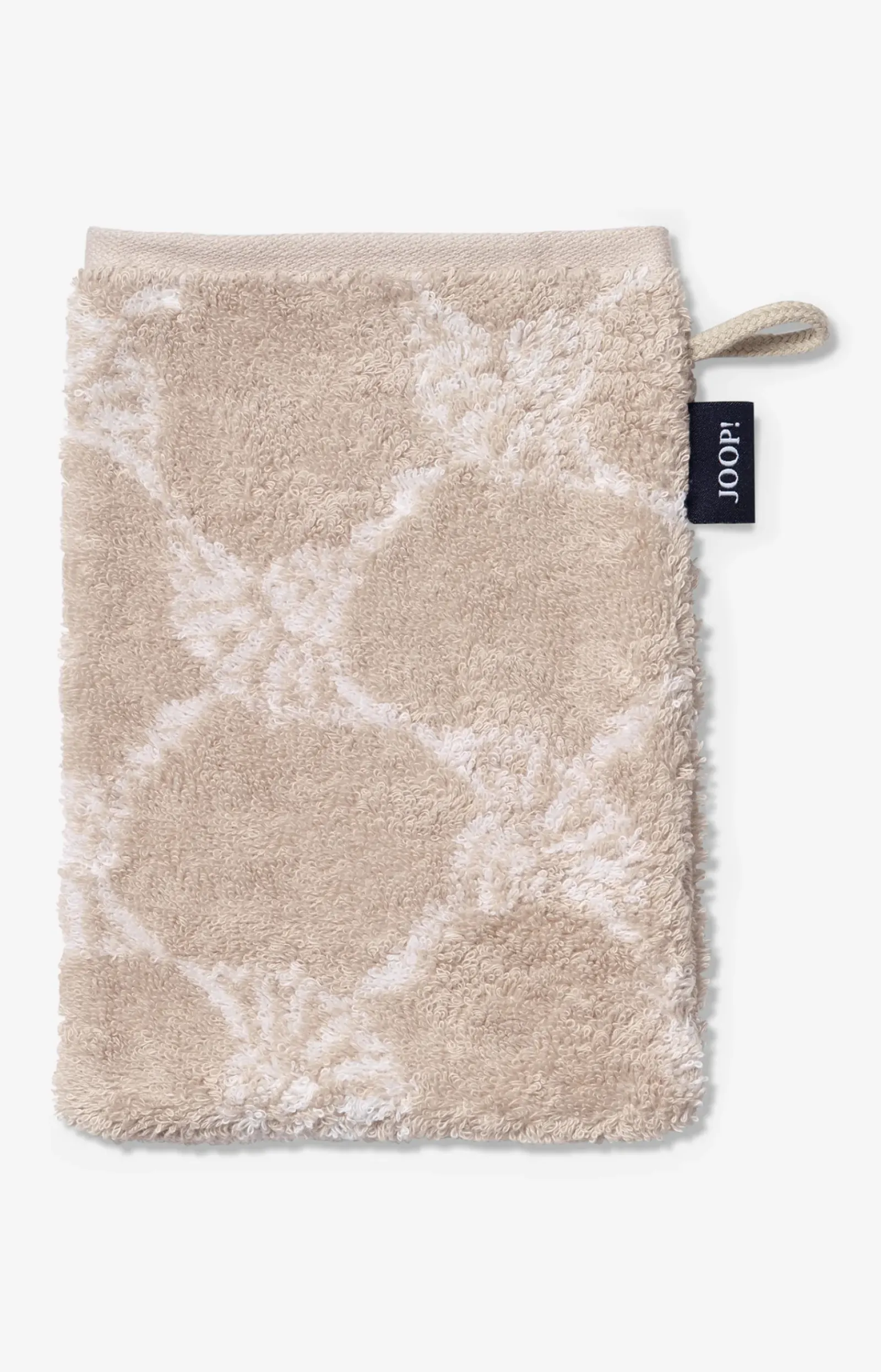 JOOP! Waschhandschuh>Frottierserie /Ecru Cornflower,
