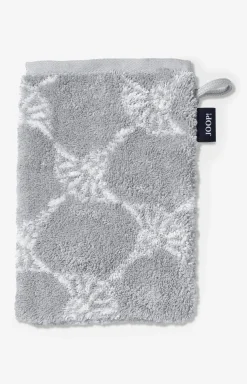 JOOP! Waschhandschuh>Frottierserie /White Cornflower,