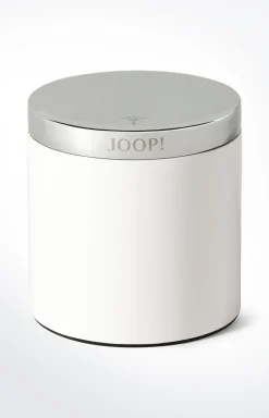 JOOP! Bad-Accessoires|Wohn-Accessoires>Große Aufbewahrungsdose Chromeline, Silber/Weiß