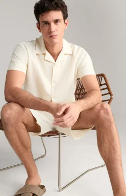 JOOP! Hemden|Bekleidung>Hemd Damian in Beige strukturiert