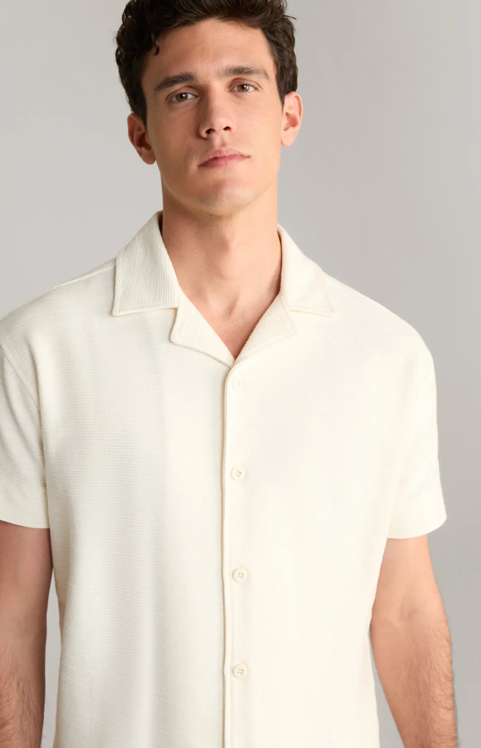 JOOP! Hemden|Bekleidung>Hemd Damian in Beige strukturiert