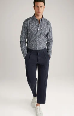 JOOP! Hemden>Hemd Hanson in Dunkelblau/Offwhite