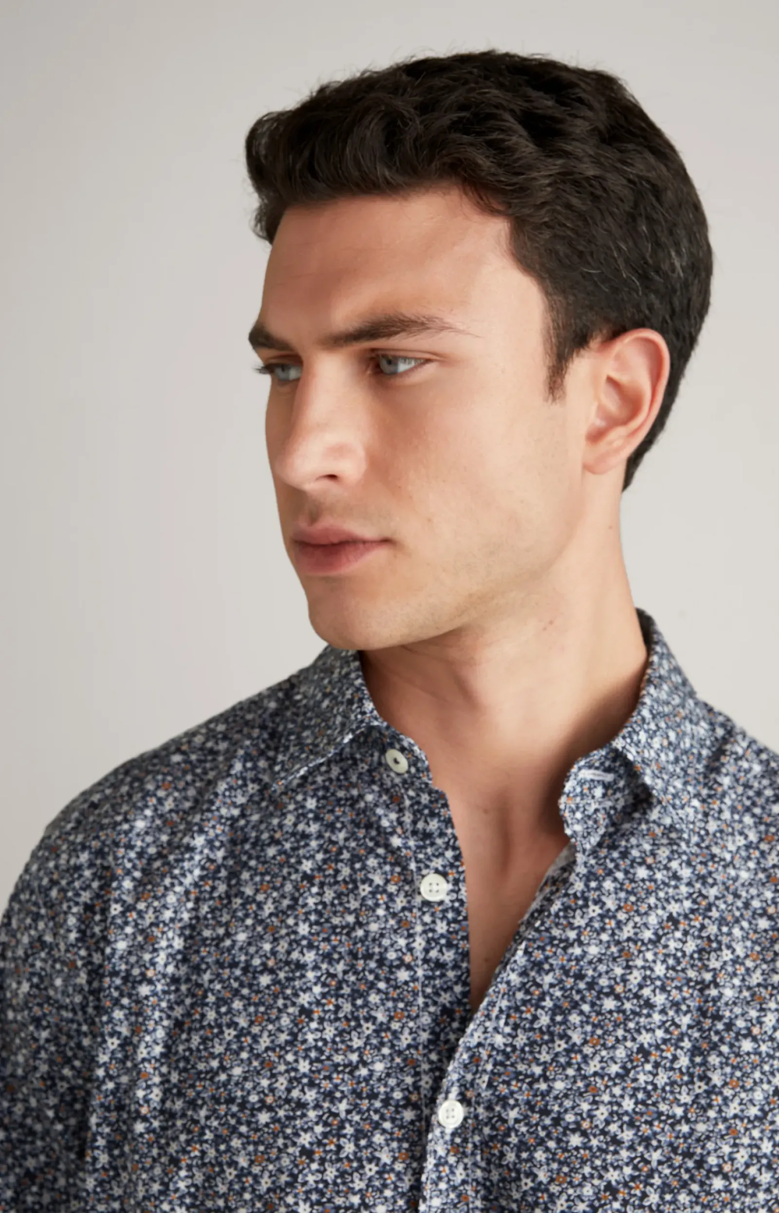 JOOP! Hemden>Hemd Hanson in Dunkelblau/Offwhite