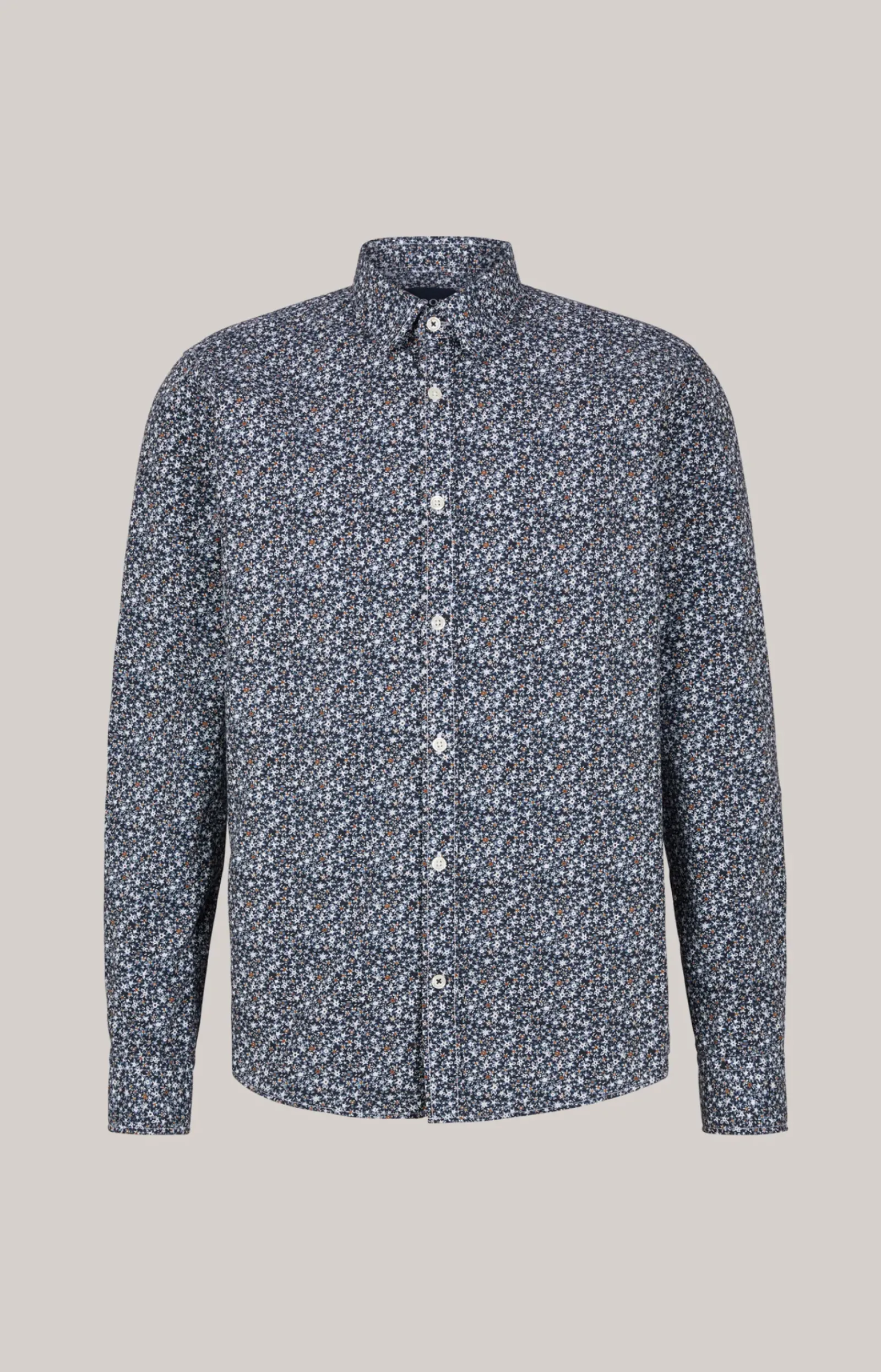 JOOP! Hemden>Hemd Hanson in Dunkelblau/Offwhite