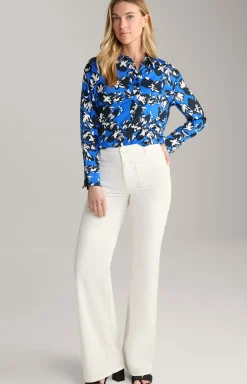 JOOP! Blusen|Bekleidung>Hemdbluse in Navy/Marineblau/Weiß