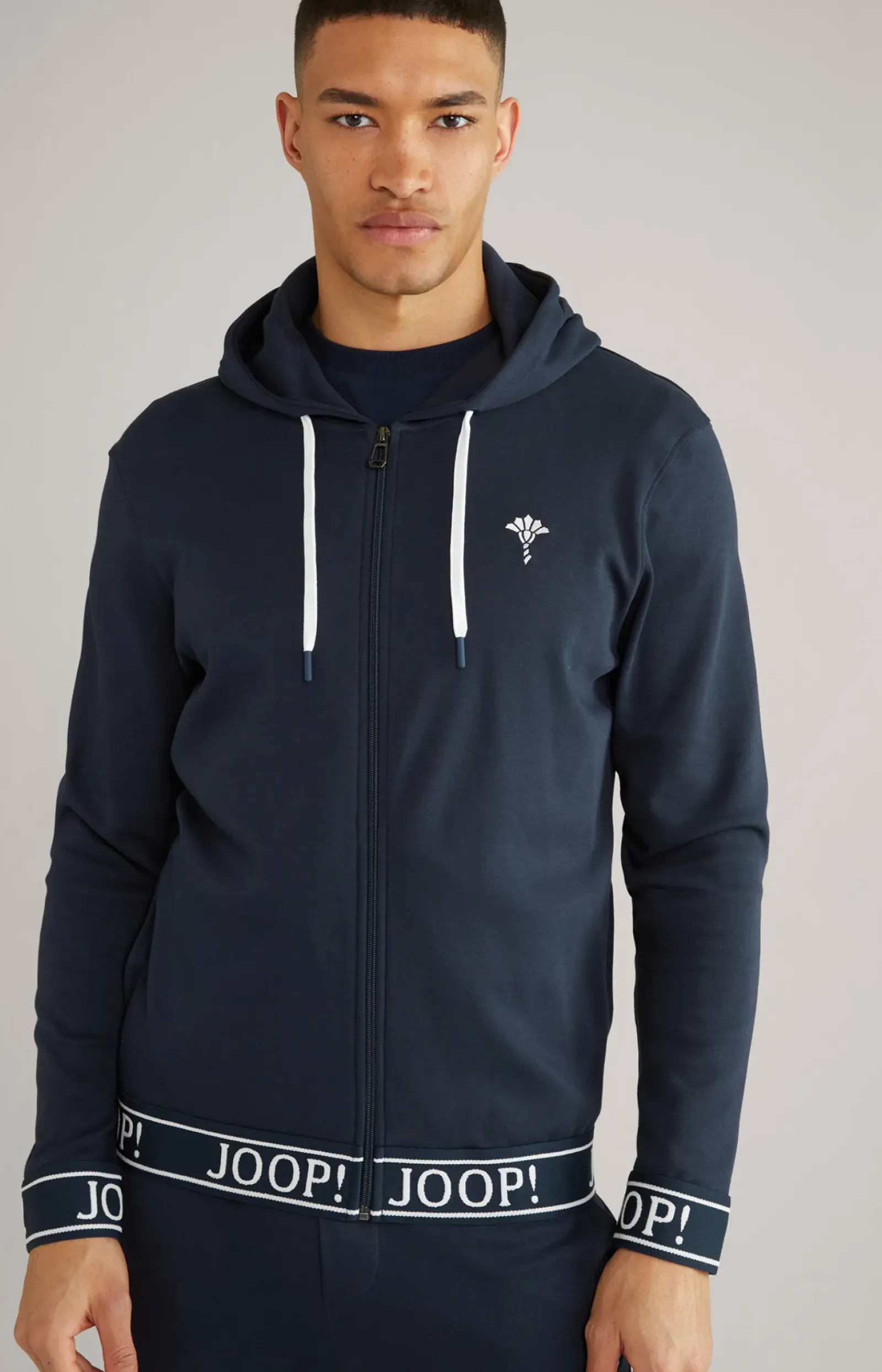 JOOP! Unterwäsche&Loungewear|T-Shirts&Sweats>Hoodie-Sweatjacke in Dunkelblau