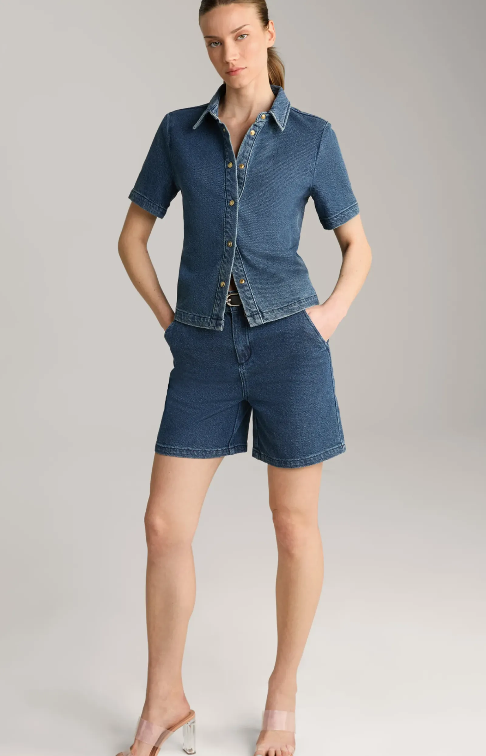 JOOP! Jeans|Blusen>Jeans-Bluse in Denim Blue