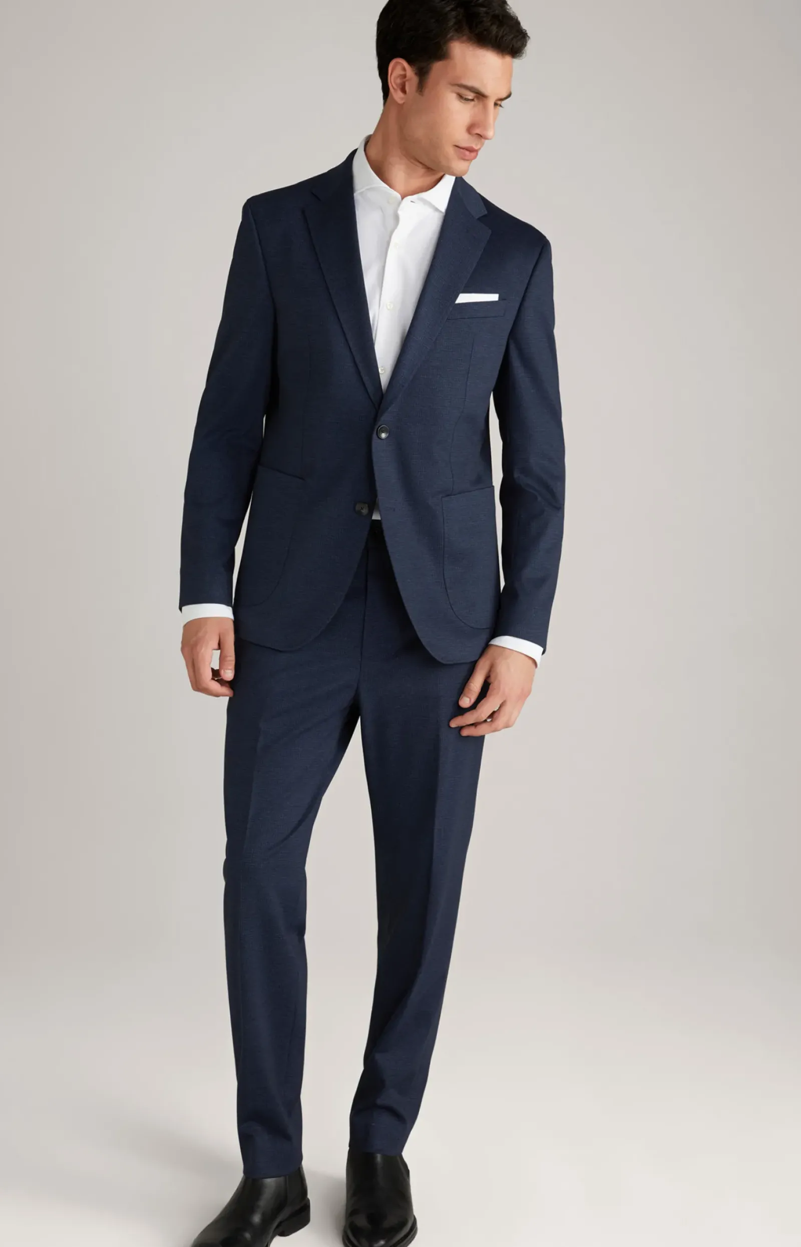 JOOP! Hosen & Chinos>Jersey-Hose Baxx in Dunkelblau gemustert