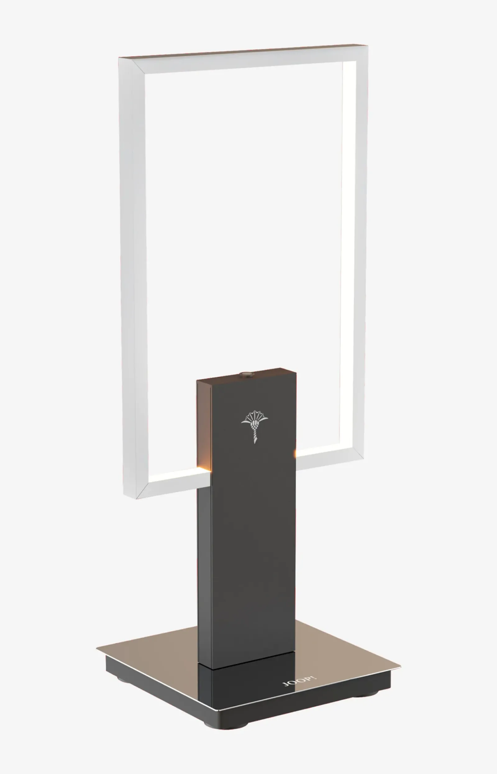 JOOP! Leuchten|Wohn-Accessoires>CUBE LIGHTS LED-Tischleuchte, Chrom/Schwarz