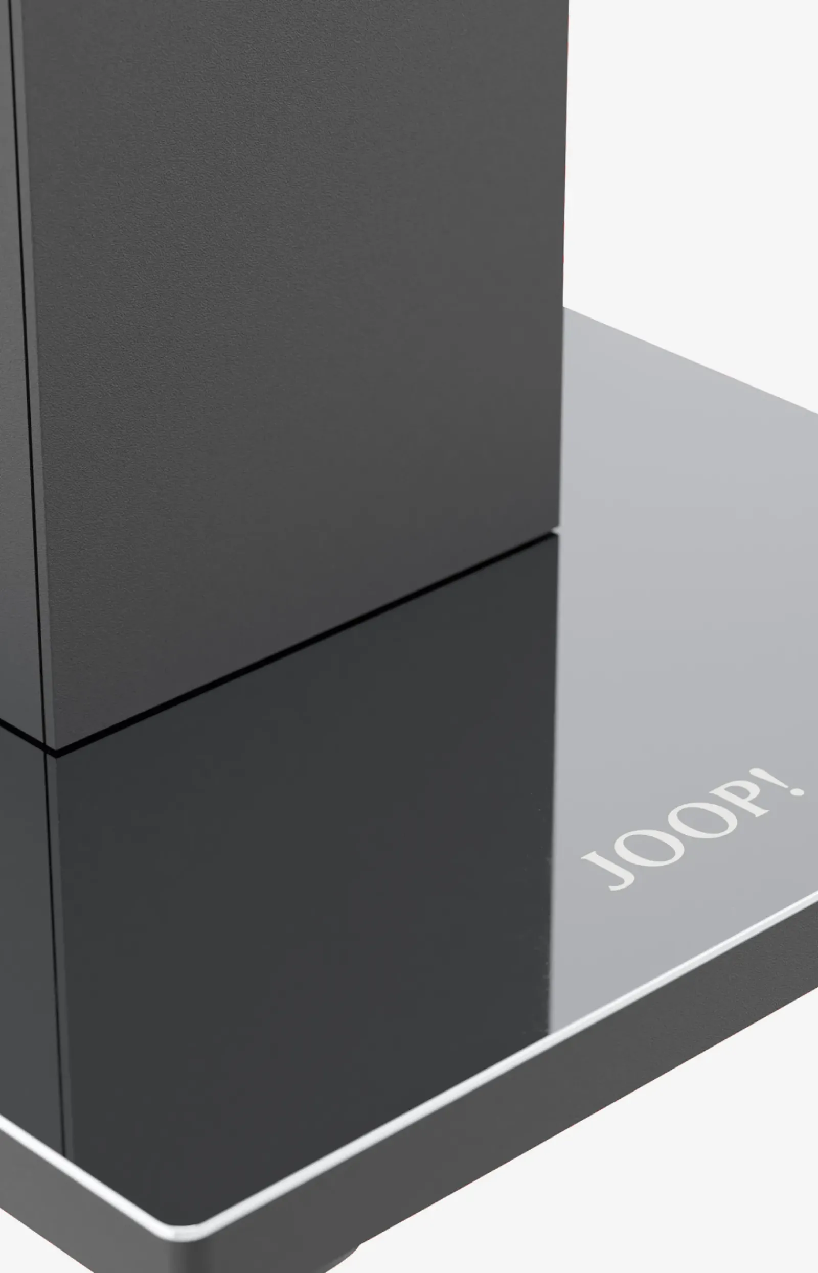 JOOP! Leuchten|Wohn-Accessoires>CUBE LIGHTS LED-Tischleuchte, Chrom/Schwarz