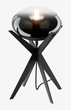 JOOP! Leuchten|Wohn-Accessoires>CURVES LIGHTS Tischleuchte, Transparent-Glas/Schwarz