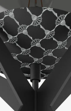 JOOP! Leuchten|Wohn-Accessoires>CURVES LIGHTS Tischleuchte, Transparent-Glas/Schwarz