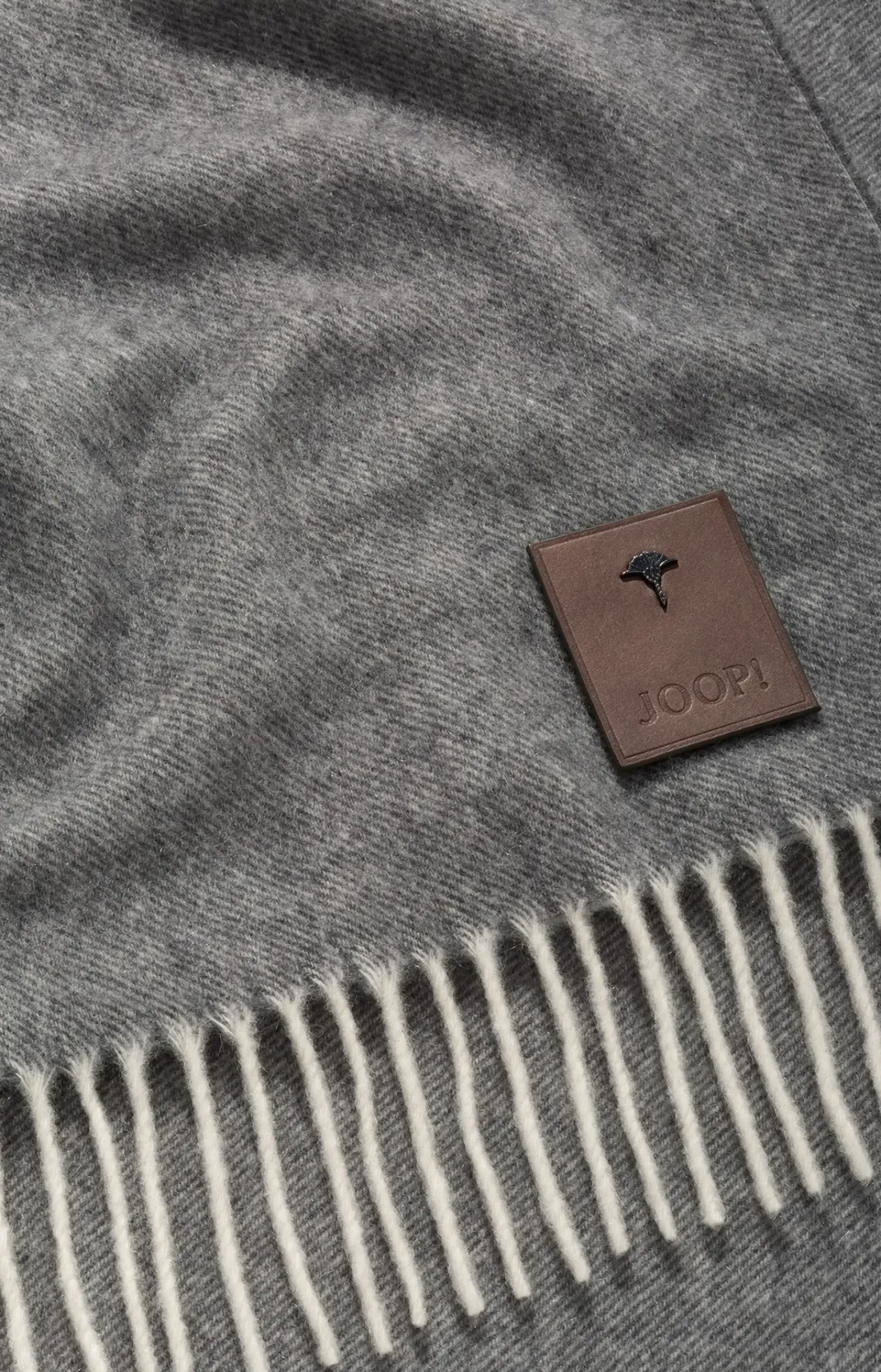 JOOP! Plaids & Decken>Kaschmir-Plaid NOBLE in Anthrazit