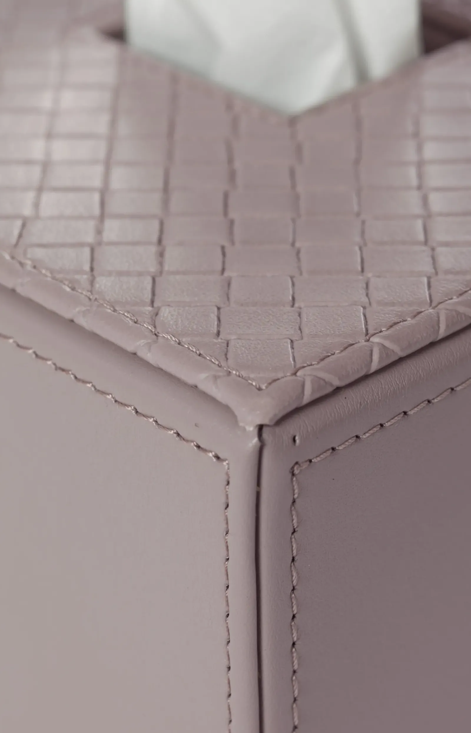 JOOP! Bad-Accessoires>Kosmetiktuch-Spender Bathline, Grau-Rosé