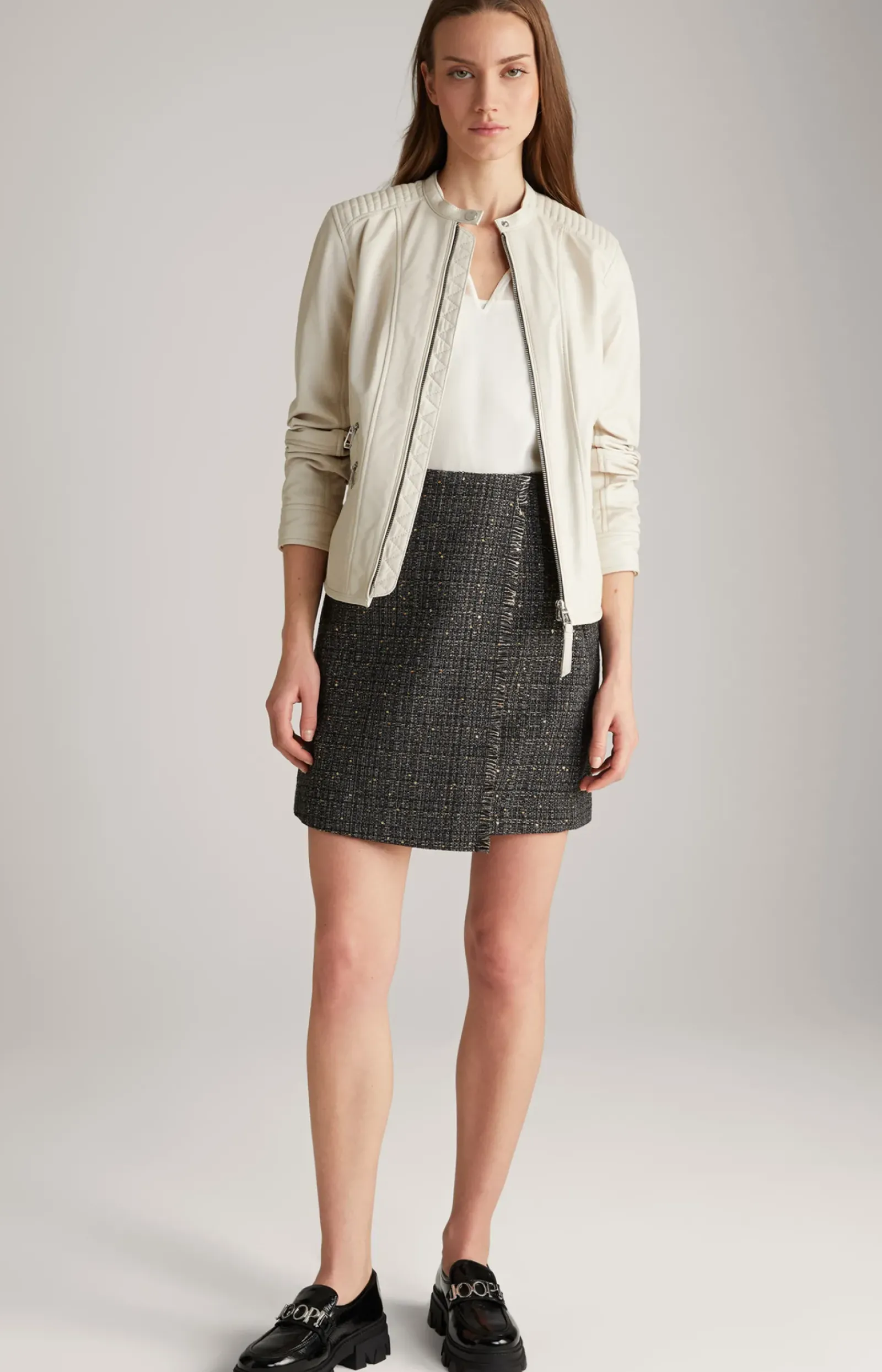 JOOP! Leder|Jacken & Mäntel>Lederjacke in Nude