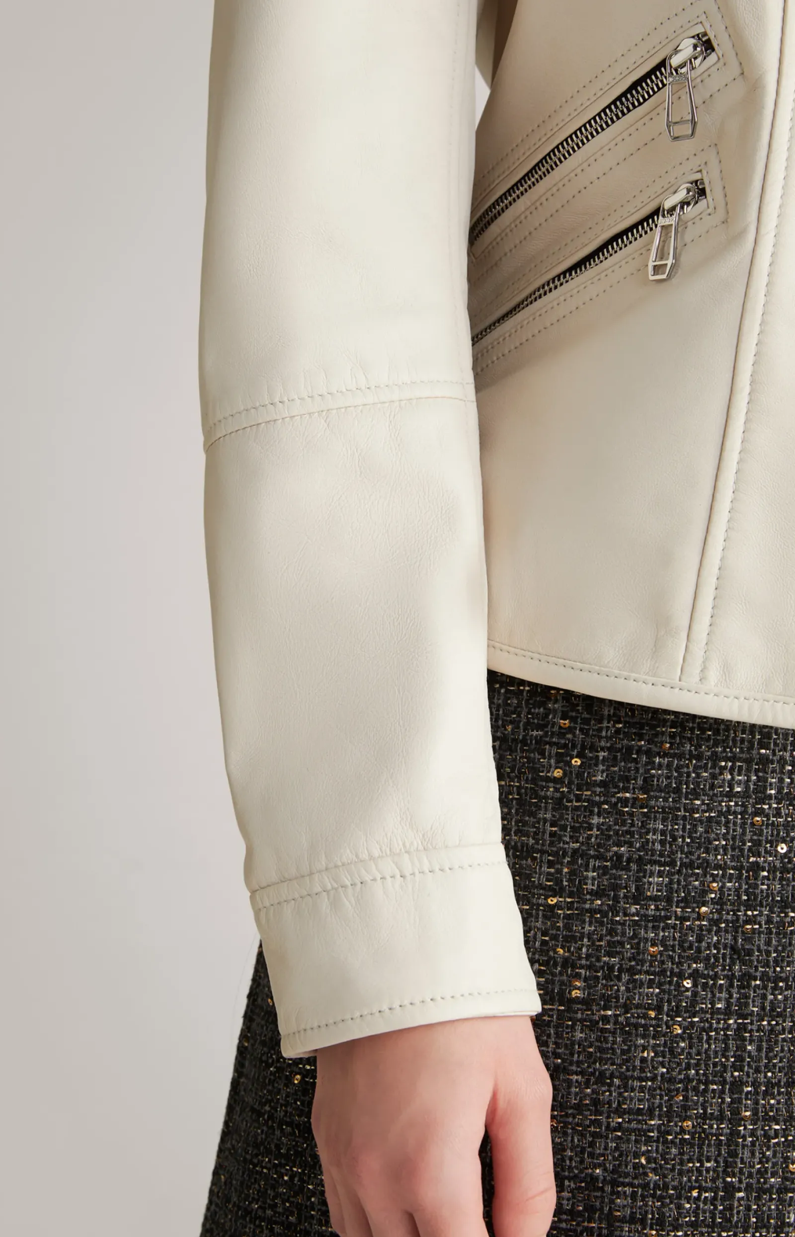 JOOP! Leder|Jacken & Mäntel>Lederjacke in Nude