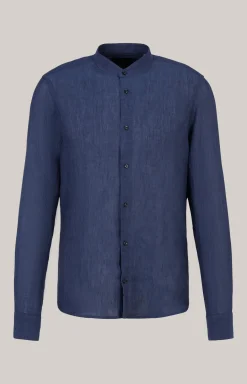 JOOP! Hemden|Bekleidung>Leinen-Hemd Pebo in Navy
