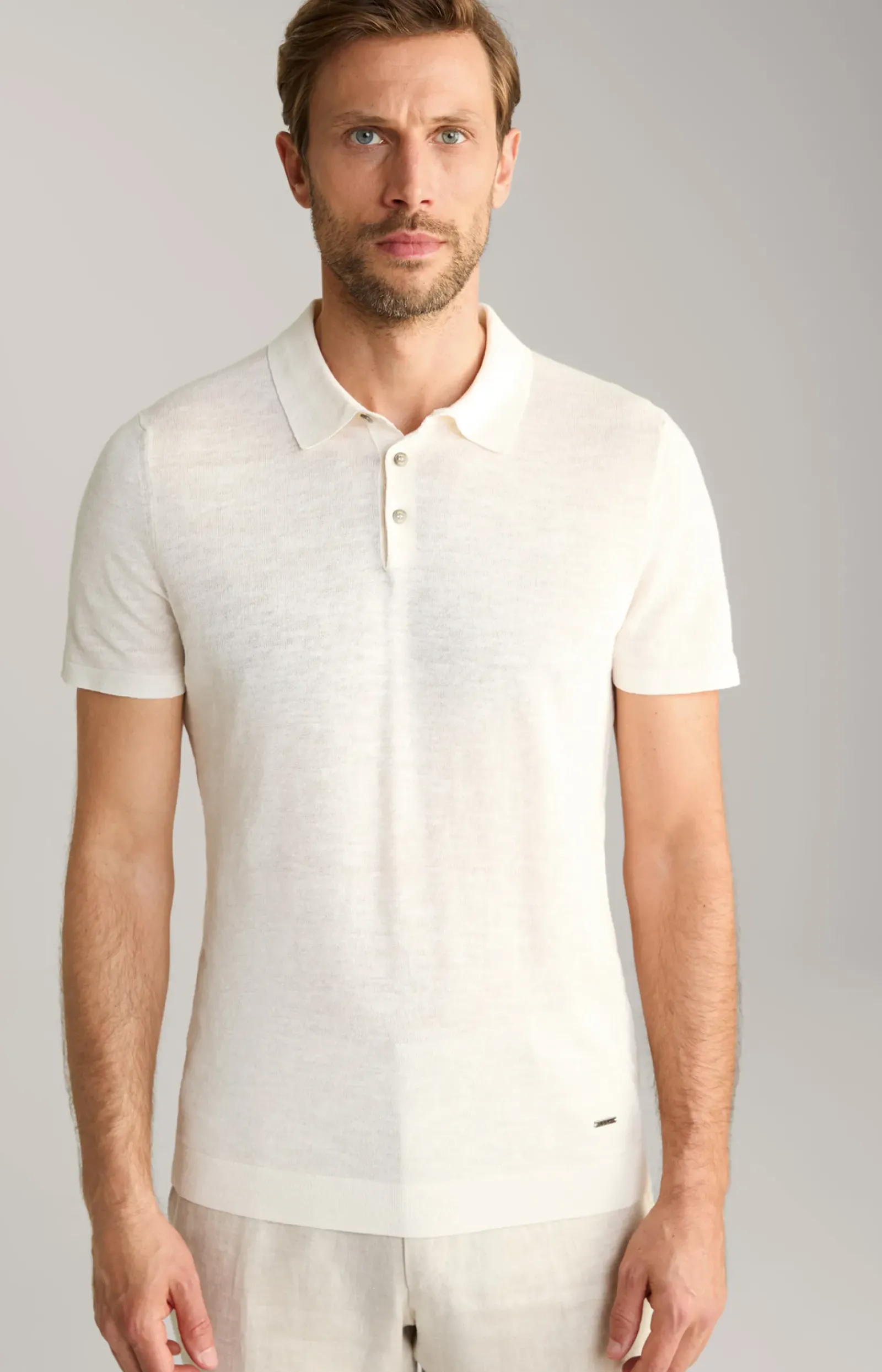 JOOP! Poloshirts|Bekleidung>Leinenmix-Poloshirt Malioso in Nature